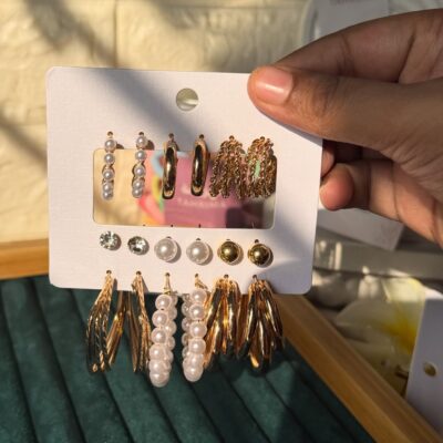 Stainless Steel Earring Set D5