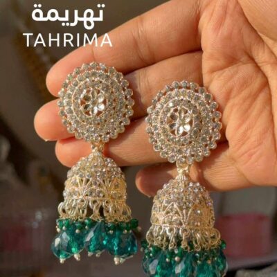 Emerald Noor Jhumka
