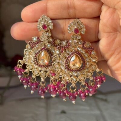 Masnoor Shadow Stone Earrings